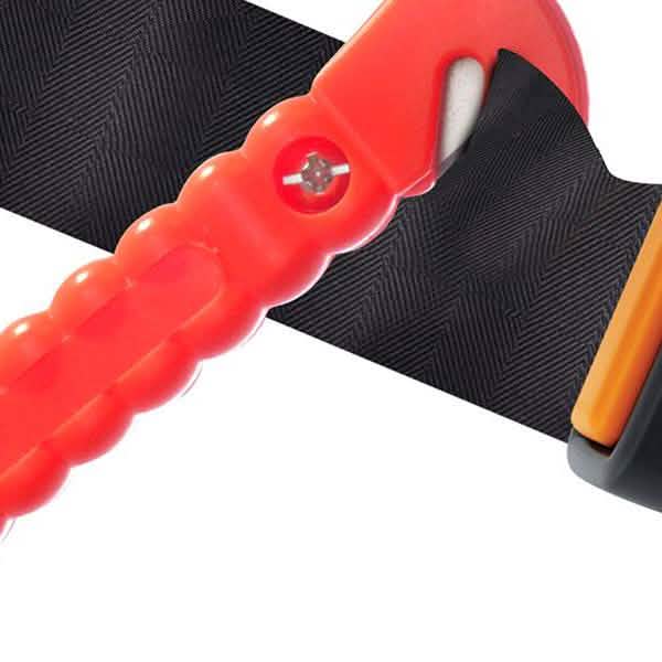 Automotive Emergency Hammer with Seat-Belt Cutter